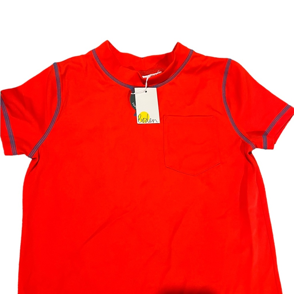 NWT! Mini Boden Short Sleeve Rash Vest Size 13/14 - Picture 3 of 4